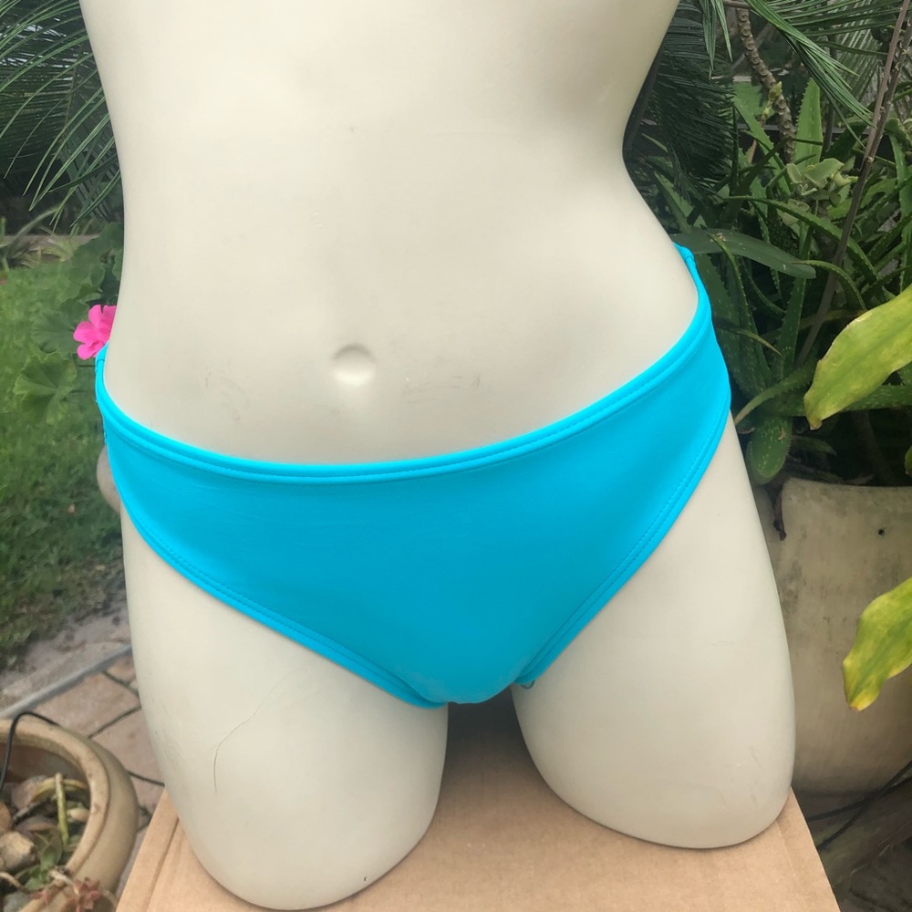Women’s Fully Lined Turquoise Bikini Bottoms